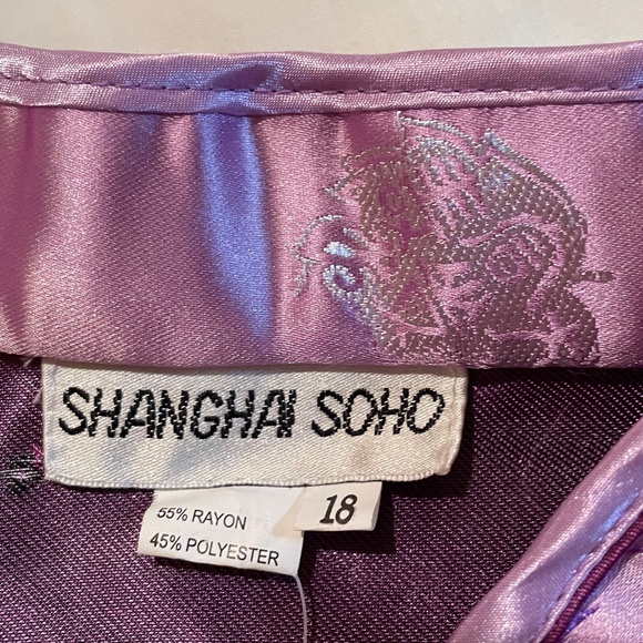 Girl’s silk Chinese dress Size: 18 - Picture 3 of 8